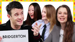 bridgerton cast test how well they know each other vanity fair