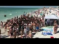 Spring Break 2021 Clearwater Beach Florida cheerleader BIKINI Football