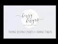 Editing your Seating Chart Adding Tables - Templett