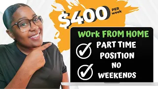 GET PAID 400 WEEKLY PART TIME NO WEEKENDS WORK FROM HOME FLEXIBLE SCHEDULE