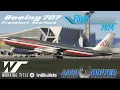 Flying the Classic - Old School Style Boeing 707 Frankfurt