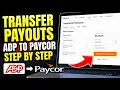 How to transfer payouts from ADP for insurance premiums via Paycor - Step By Step