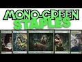 Which Staples Do I Put In My Mono-Green Commander Decks Templates