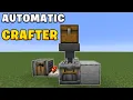How to make a automatic crafter in Minecraft 1 21