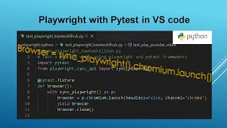 Website Automation Test Using Playwright and Pytest Frameworks in VS Code