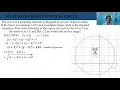 SOLVING PROBLEM INVOLVING CIRCLE PRE-CALCULUS
