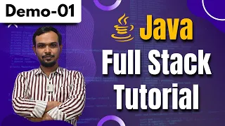 Java Full Stack Demo 01 Full Stack Java Developer Tutorial Zero To Hero Harsha Trainings