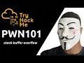 Exploiting a Buffer Overflow - pwn101 TryHackMe Walkthrough