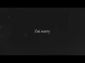 Joshua Bassett - i'm sorry (Official Lyric Video)