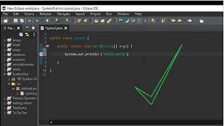 Writing to the Java console using Eclipse Beginners