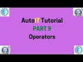 Autoit tutorial Operators