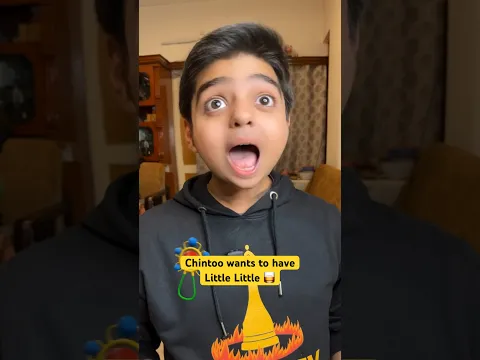 Chintoo wants to have Little Little 🥃 Mummy को लगा Shock 😱 #funnyshorts #nitinadvani #shorts