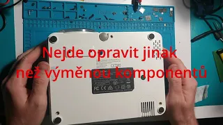 Oprava podsvitu na projektoru Vankyo Leisure 470 Vymena LED zdroje