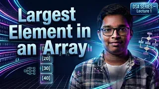 Largest Element in an Array Easy DSA Problem Explained in Python