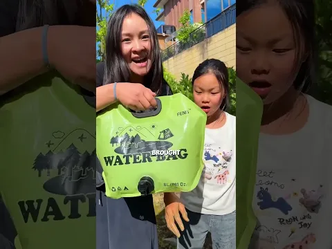 Her Water Bag Burst Open!