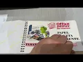 Office Depot tipos de papel
