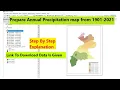 Download Rainfall Data 1901-2021 and Prepare Annual Rainfall Map