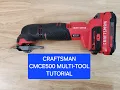 Craftsman Multi Tool Tutorial and Blade Change Model CMCE500