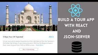 React JS Tour App using JSON-Server React JS Beginner Project