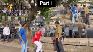 Marine Drive pe challenge video chalu hogya😁😅