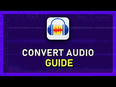 Download MP3 Audacity - How to Convert Audio (MP3, WAV, etc)