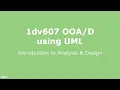 Introduction to Object Oriented Analysis and Design