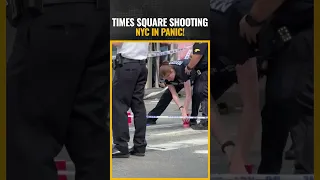 New York Times Square Shooting Gunshots Erupts Chaos Tourists Run For Cover
