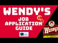 Wendy s Job Application Guide