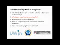 Urban Water Innovation Systems Thrust C Series C1-1 Adoption of Sustainable Water Solutions