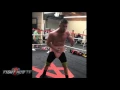 CANELO LOOKING LIKE A BEAST IN SPARRING FOR GOLOVKIN LANDING BOMBS