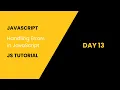 JavaScript Error Handling Try Catch More