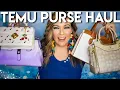 TEMU PURSE HAUL 2024 REVIEW PART 2 ALL BAGS UNDER 25