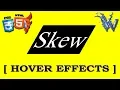 Skew text css - hover effects in css cool css effects hover animation css