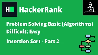 Resolviendo Insertion Sort Part 2 en HackerRank B-Coding