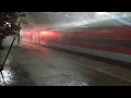 Download Lagu Dangerous Sampoorna kranti express in heavy rain at full speed, flat 130kmph...
