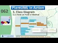 PlantUML in Action 062 - 03 Class Diagram