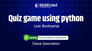 Quiz Game Using Python - Live Bootcamp