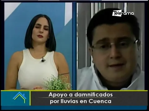Apoyo a damnificados por lluvias en Cuenca