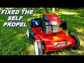Fixing the self propel on the Toro mower