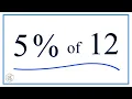 5 of 12 five percent of twelve