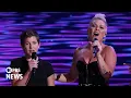 Download Lagu WATCH: P!NK and her daughter perform 'What about Us' at 2024 Democratic National Convention
