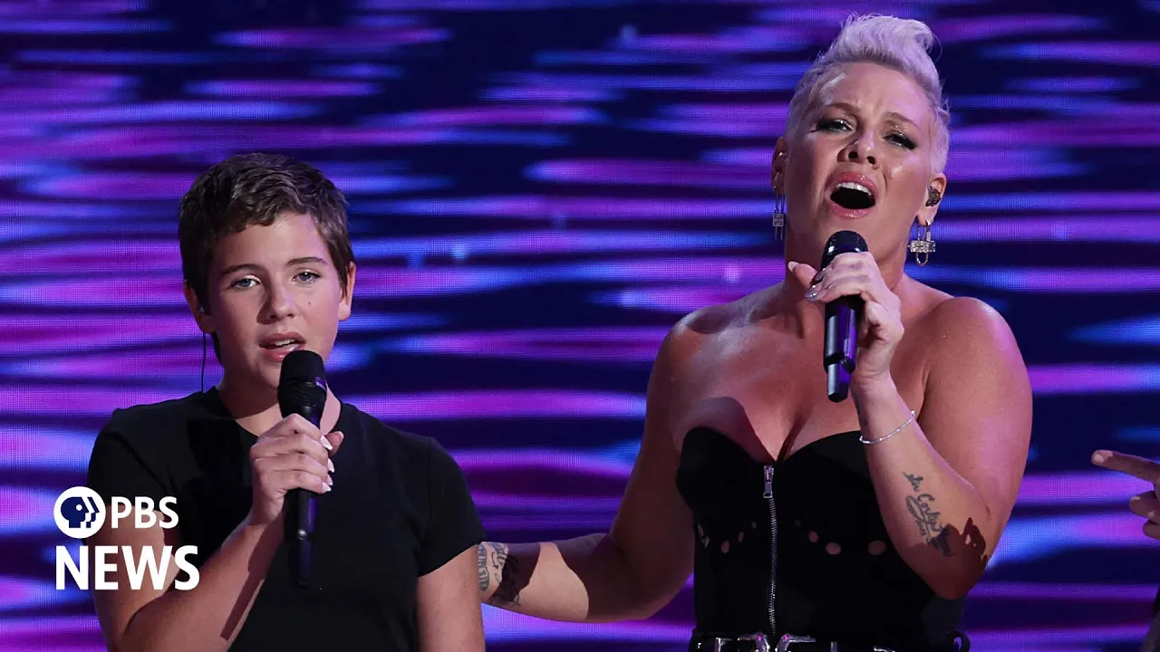 WATCH: P!NK and her daughter perform 'What about Us' at 2024 Democratic National Convention WATCH: P!NK and her daughter perform 'What about Us' at 2024 Democratic National Convention