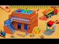 Download Lagu DIY Mini Tractor Constructing Modern Bricks \u0026 Cement House with Swimming Pool | Science Project