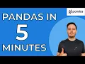 Learn PANDAS in 5 minutes Pandas Ultraquick Tutorial