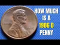1986 D Lincoln Penny Value