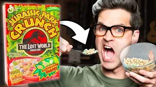 Discontinued Jurassic Crunch Cereal Taste Test