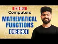 Mathematical Functions ICSE Class 10 Computer Applications ICSE Class 10th ICSE 2027