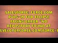 Force com pulg-in for eclipse facing Error No repository found at