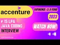 Accenture Coding Interview 2023 Most Important Java Coding Interview Question CTC 15 LPA