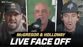 Conor McGregor and Max Holloway get heated in UFC 329